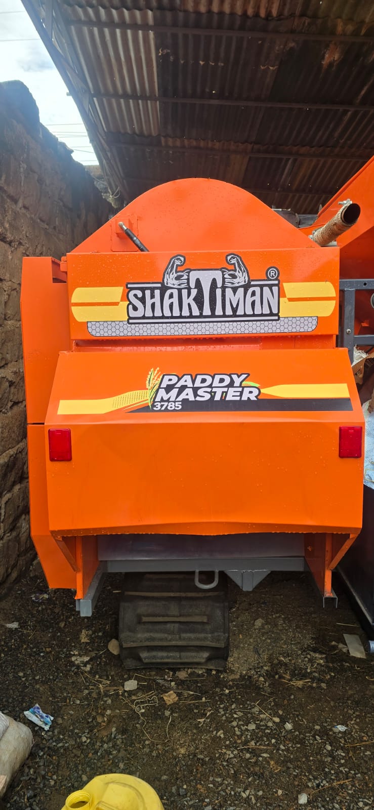Paddy Master harvester with tracks